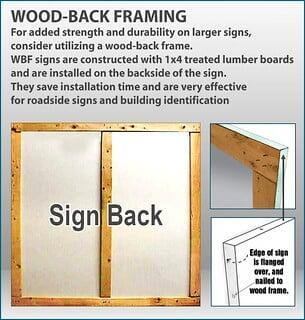 Wood Back Framing