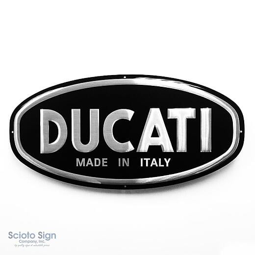 Ducati Metal Sign