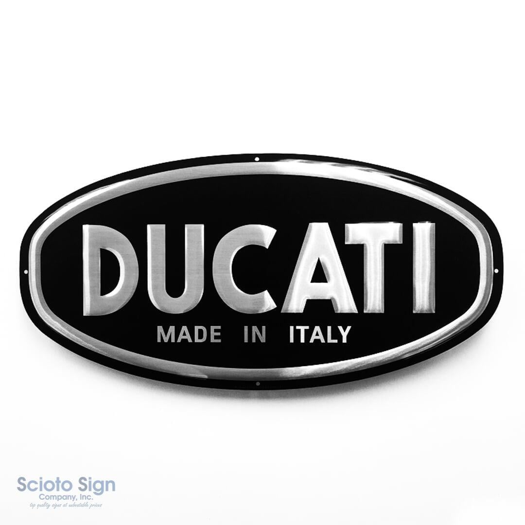 Ducati Metal Sign